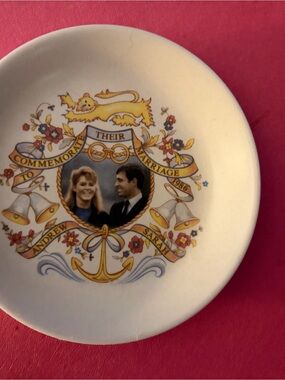 Vintage Prince Andrew and Sarah Ferguson Wedding
Commemorative Plate 1986